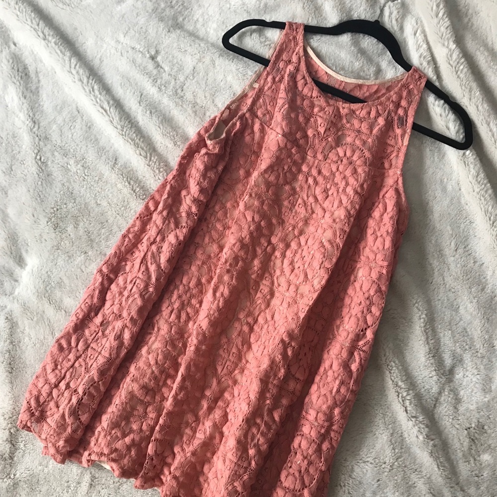 Free People Lace Shift Dress